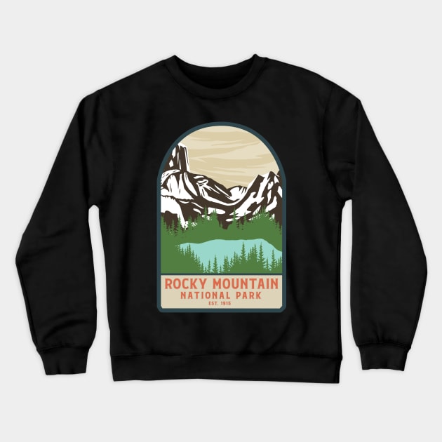 Rocky mountain national park hikes Crewneck Sweatshirt by Tonibhardwaj